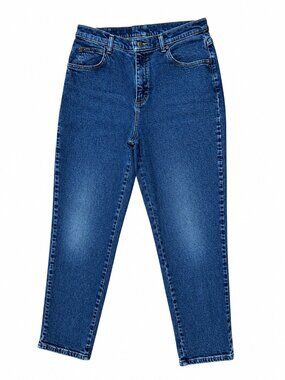 Plus Size Women’s Vintage Style High Rise Denim Riders Blue Jeans Size 12